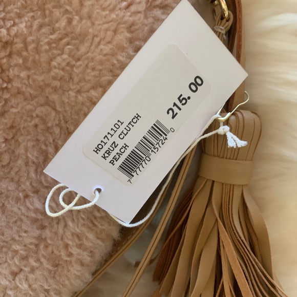 SOLD OUT ❤️Ulla Johnson Kruz Faux Shearling Clutch Pouch Bag - Picture 6 of 8